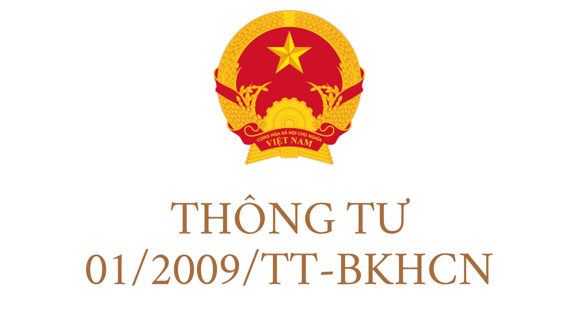 Thông tư 01/2009/TT-BKHCN: Danh mục hàng hóa nhóm 2 & lưu ý quan trọng